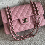 CHANEL Handbag 22C Sakura Pink Caviar Quilted Classic Flap Small LGHW -Knockoff
