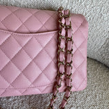 CHANEL Handbag 22C Sakura Pink Caviar Quilted Classic Flap Small LGHW -Knockoff
