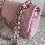 CHANEL Handbag 22C Sakura Pink Caviar Quilted Classic Flap Small LGHW -Knockoff
