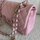 CHANEL Handbag 22C Sakura Pink Caviar Quilted Classic Flap Small LGHW -Knockoff
