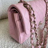 CHANEL Handbag 22C Sakura Pink Caviar Quilted Classic Flap Small LGHW -Knockoff
