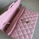 CHANEL Handbag 22C Sakura Pink Caviar Quilted Classic Flap Small LGHW -Knockoff
