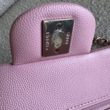 CHANEL Handbag 22C Sakura Pink Caviar Quilted Classic Flap Small LGHW -Knockoff
