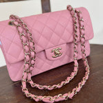 CHANEL Handbag 22C Sakura Pink Caviar Quilted Classic Flap Small LGHW -Knockoff
