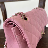 CHANEL Handbag 22C Sakura Pink Caviar Quilted Classic Flap Small LGHW -Knockoff
