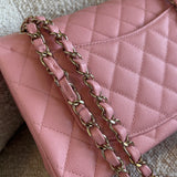 CHANEL Handbag 22C Sakura Pink Caviar Quilted Classic Flap Small LGHW -Knockoff
