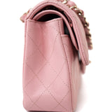 CHANEL Handbag 22C Sakura Pink Small Caviar Quilted Classic Flap Light Gold Hardware -Knockoff
