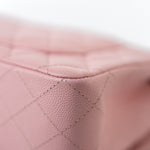 CHANEL Handbag 22C Sakura Pink Small Caviar Quilted Classic Flap Light Gold Hardware -Knockoff
