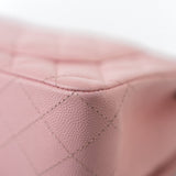 CHANEL Handbag 22C Sakura Pink Small Caviar Quilted Classic Flap Light Gold Hardware -Knockoff
