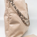 CHANEL Handbag 22P Ecru (nude) Small Calfskin Quilted 22 Bag -Knockoff
