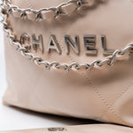 CHANEL Handbag 22P Ecru (nude) Small Calfskin Quilted 22 Bag -Knockoff
