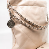 CHANEL Handbag 22P Ecru (nude) Small Calfskin Quilted 22 Bag -Knockoff
