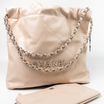 CHANEL Handbag 22P Ecru (nude) Small Calfskin Quilted 22 Bag -Knockoff
