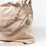 CHANEL Handbag 22P Ecru (nude) Small Calfskin Quilted 22 Bag -Knockoff
