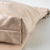 CHANEL Handbag 22P Ecru (nude) Small Calfskin Quilted 22 Bag -Knockoff
