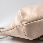 CHANEL Handbag 22P Ecru (nude) Small Calfskin Quilted 22 Bag -Knockoff
