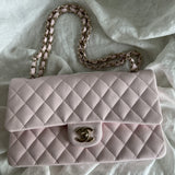 CHANEL Handbag 22P Light Pink Caviar Quilted Classic Flap Medium LGHW -Knockoff
