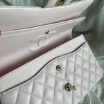 CHANEL Handbag 22P Light Pink Caviar Quilted Classic Flap Medium LGHW -Knockoff
