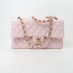 CHANEL Handbag 22P Light Pink Caviar Quilted Classic Flap Medium LGHW -Knockoff
