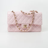 CHANEL Handbag 22P Light Pink Caviar Quilted Classic Flap Medium LGHW -Knockoff
