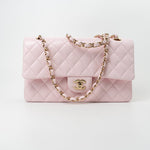 CHANEL Handbag 22P Light Pink Caviar Quilted Classic Flap Medium LGHW -Knockoff
