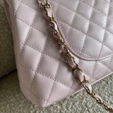 CHANEL Handbag 22P Light Pink Caviar Quilted Coco Handle Medium LGHW -Knockoff
