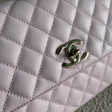 CHANEL Handbag 22P Light Pink Caviar Quilted Coco Handle Medium LGHW -Knockoff
