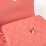 CHANEL Handbag 22P Pink Caviar Quilted Coco Handle Small LGHW -Knockoff
