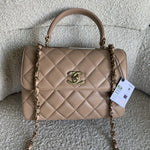 CHANEL Handbag 22S Beige Lambskin Quilted Trendy CC LGHW -Knockoff
