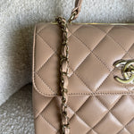 CHANEL Handbag 22S Beige Lambskin Quilted Trendy CC LGHW -Knockoff
