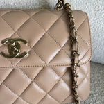 CHANEL Handbag 22S Beige Lambskin Quilted Trendy CC LGHW -Knockoff
