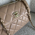 CHANEL Handbag 22S Beige Lambskin Quilted Trendy CC LGHW -Knockoff
