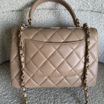 CHANEL Handbag 22S Beige Lambskin Quilted Trendy CC LGHW -Knockoff
