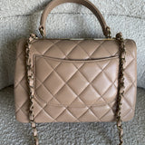 CHANEL Handbag 22S Beige Lambskin Quilted Trendy CC LGHW -Knockoff
