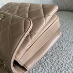 CHANEL Handbag 22S Beige Lambskin Quilted Trendy CC LGHW -Knockoff
