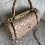 CHANEL Handbag 22S Beige Lambskin Quilted Trendy CC LGHW -Knockoff
