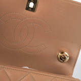 CHANEL Handbag 22S Beige / Light Caramel Lambskin Quilted Trendy CC Small Light Gold Hardware -Knockoff
