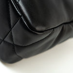 CHANEL Handbag 22S Black Lambskin Quilted 19 Flap Small Mixed Reverse Hardware -Knockoff
