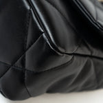 CHANEL Handbag 22S Black Lambskin Quilted 19 Flap Small Mixed Reverse Hardware -Knockoff
