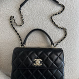 CHANEL Handbag 22S Black Lambskin Quilted Trendy CC Small LGHW -Knockoff
