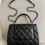 CHANEL Handbag 22S Black Lambskin Quilted Trendy CC Small LGHW -Knockoff
