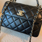 CHANEL Handbag 22S Black Lambskin Quilted Trendy CC Small LGHW -Knockoff
