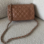 CHANEL Handbag 22S Caramel Mini Rectangular Lambskin Quilted LGHW -Knockoff
