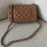 CHANEL Handbag 22S Caramel Mini Rectangular Lambskin Quilted LGHW -Knockoff
