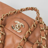 CHANEL Handbag 22S Caramel Mini Rectangular Lambskin Quilted LGHW -Knockoff
