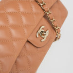 CHANEL Handbag 22S Caramel Mini Rectangular Lambskin Quilted LGHW -Knockoff
