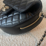 CHANEL Handbag 22S CC In Love Black Lambskin Quilted Large Heart Bag LGHW -Knockoff
