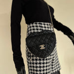 CHANEL Handbag 22S CC In Love Black Lambskin Quilted Large Heart Bag LGHW -Knockoff
