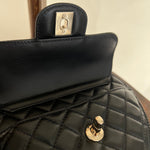 CHANEL Handbag 22S CC In Love Black Lambskin Quilted Large Heart Bag LGHW -Knockoff
