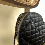 CHANEL Handbag 22S CC In Love Black Lambskin Quilted Large Heart Bag LGHW -Knockoff
